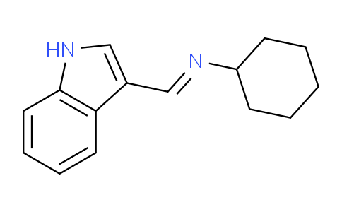 CAS No. 93982-60-6, N-((1H-Indol-3-yl)methylene)cyclohexanamine