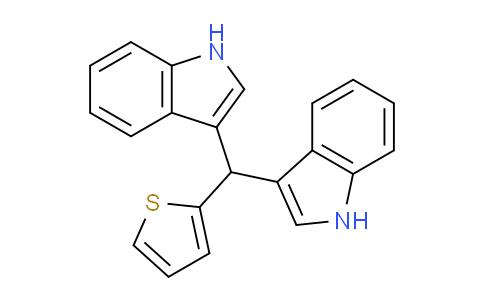 CAS No. 102241-69-0, 3-[1H-indol-3-yl(thiophen-2-yl)methyl]-1H-indole