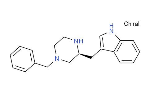 CAS No. 169458-70-2, (S)-3-((4-Benzylpiperazin-2-yl)methyl)-1H-indole