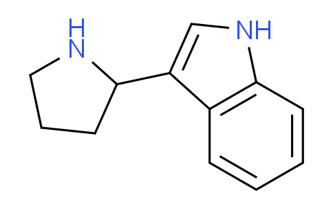 CAS No. 3766-03-8, 3-(Pyrrolidin-2-yl)-1H-indole