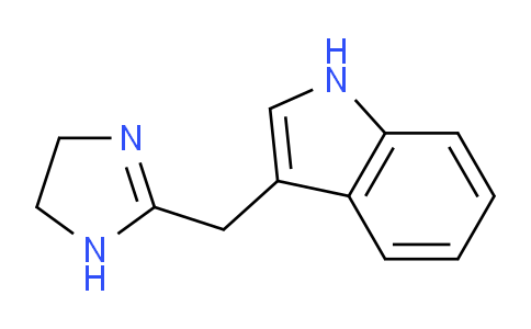 CAS No. 19853-01-1, 3-((4,5-Dihydro-1H-imidazol-2-yl)methyl)-1H-indole