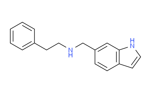 CAS No. 1017791-19-3, N-((1H-Indol-6-yl)methyl)-2-phenylethanamine