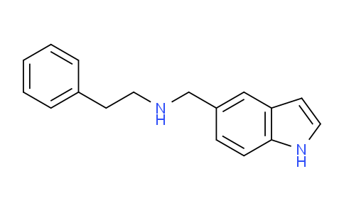 CAS No. 946680-22-4, N-((1H-Indol-5-yl)methyl)-2-phenylethanamine