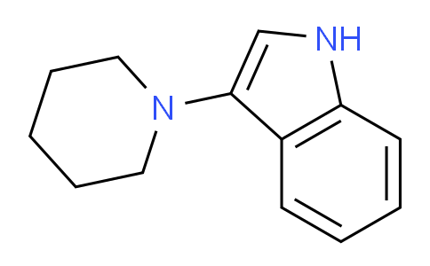 CAS No. 17768-71-7, 3-(Piperidin-1-yl)-1H-indole
