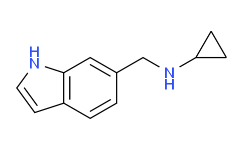 CAS No. 1079-86-3, N-((1H-Indol-6-yl)methyl)cyclopropanamine
