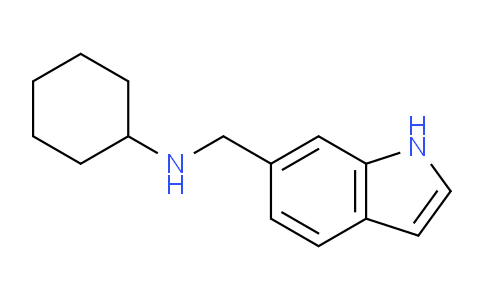 CAS No. 1017791-20-6, N-((1H-Indol-6-yl)methyl)cyclohexanamine