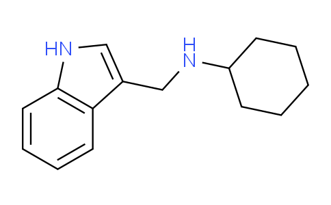 CAS No. 53924-03-1, N-((1H-Indol-3-yl)methyl)cyclohexanamine