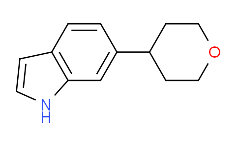 CAS No. 885273-37-0, 6-(Tetrahydro-2H-pyran-4-yl)-1H-indole