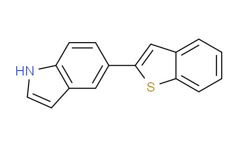 CAS No. 885273-14-3, 5-(Benzo[b]thiophen-2-yl)-1H-indole