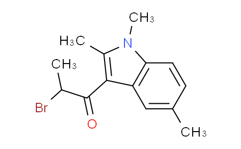CAS No. 1255147-60-4, 2-Bromo-1-(1,2,5-trimethyl-1H-indol-3-yl)propan-1-one