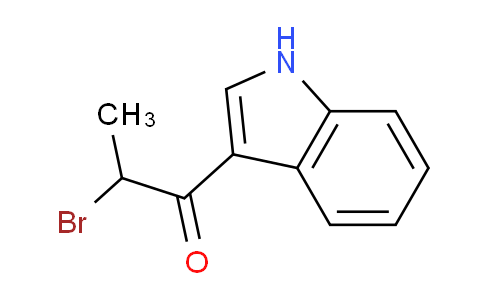 CAS No. 19620-87-2, 2-Bromo-1-(1H-indol-3-yl)propan-1-one