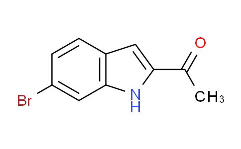 CAS No. 1369343-60-1, 1-(6-Bromo-1H-indol-2-yl)ethanone