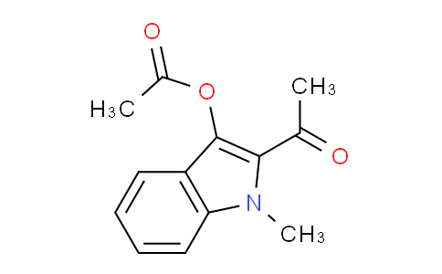 CAS No. 61153-69-3, 2-Acetyl-1-methyl-1H-indol-3-yl acetate