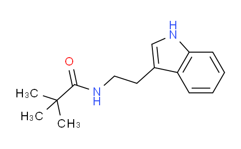 CAS No. 15776-48-4, N-(2-(1H-Indol-3-yl)ethyl)pivalamide