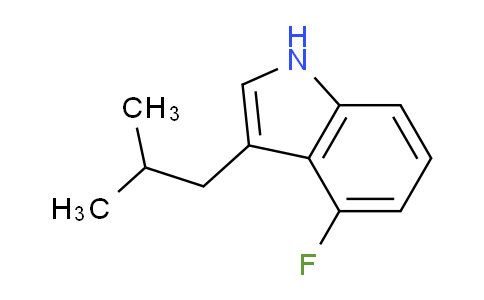 CAS No. 1774898-85-9, 4-Fluoro-3-isobutyl-1H-indole