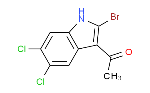 CAS No. 800400-79-7, 1-(2-Bromo-5,6-dichloro-1H-indol-3-yl)ethanone