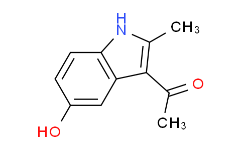 CAS No. 57827-05-1, 1-(5-Hydroxy-2-methyl-1H-indol-3-yl)ethanone