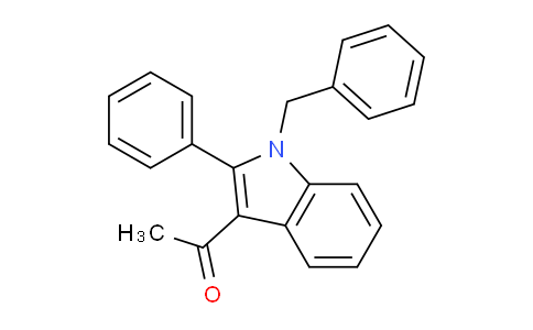 CAS No. 62367-66-2, 1-(1-Benzyl-2-phenyl-1H-indol-3-yl)ethanone
