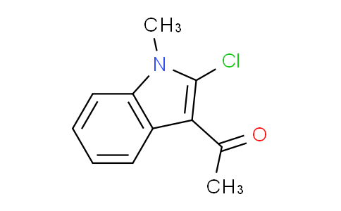 CAS No. 65287-75-4, 1-(2-Chloro-1-methyl-1H-indol-3-yl)ethanone