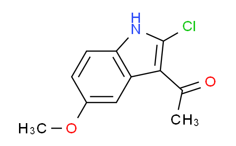 CAS No. 1310318-93-4, 1-(2-Chloro-5-methoxy-1H-indol-3-yl)ethanone