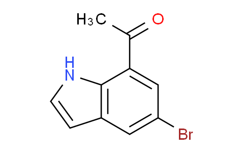 CAS No. 1253789-74-0, 1-(5-Bromo-1H-indol-7-yl)ethanone