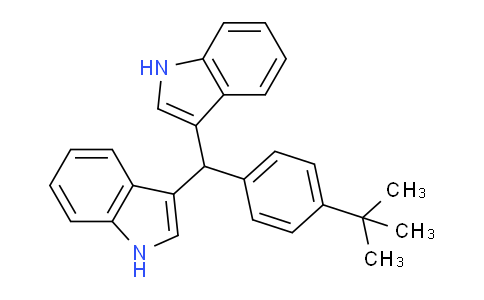 CAS No. 94944-80-6, 3,3'-((4-(tert-Butyl)phenyl)methylene)bis(1H-indole)