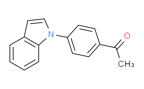 CAS No. 25700-07-6, 1-(4-(1H-Indol-1-yl)phenyl)ethanone