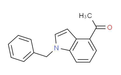 CAS No. 84590-64-7, 1-(1-Benzyl-1H-indol-4-yl)ethanone
