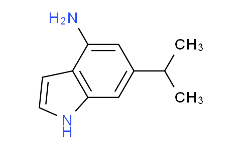 CAS No. 1000343-80-5, 6-Isopropyl-1H-indol-4-amine