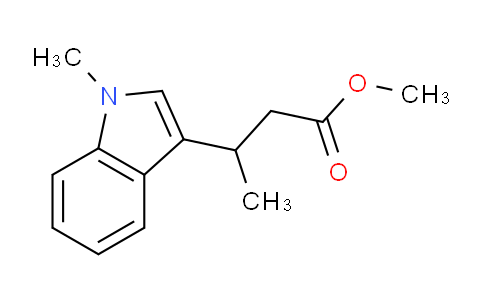 CAS No. 71711-31-4, Methyl 3-(1-methyl-1H-indol-3-yl)butanoate