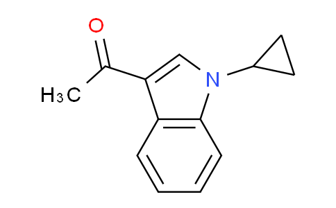 CAS No. 1021154-60-8, 1-(1-Cyclopropyl-1H-indol-3-yl)ethanone