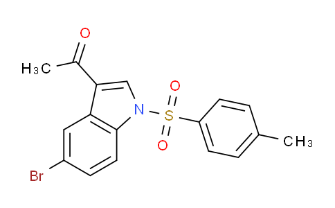 CAS No. 265111-01-1, 1-(5-Bromo-1-tosyl-1H-indol-3-yl)ethanone