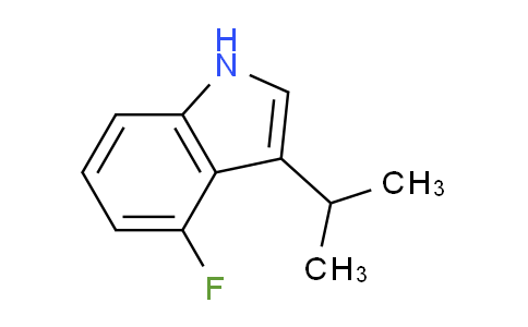 CAS No. 1779130-10-7, 4-Fluoro-3-isopropyl-1H-indole