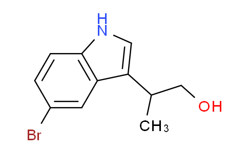 CAS No. 1935477-85-2, 2-(5-Bromo-1H-indol-3-yl)propan-1-ol