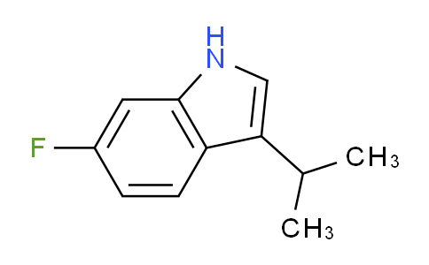 CAS No. 1707580-60-6, 6-Fluoro-3-isopropyl-1H-indole