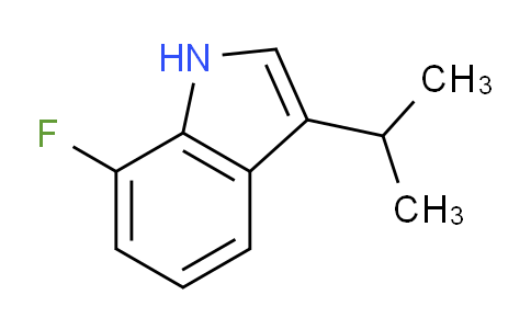 CAS No. 1698255-96-7, 7-Fluoro-3-isopropyl-1H-indole