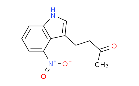 CAS No. 885266-72-8, 4-(4-Nitro-1H-indol-3-yl)butan-2-one