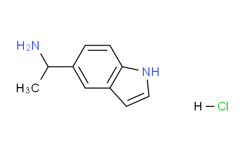 CAS No. 1956356-01-6, 1-(1H-Indol-5-yl)ethanamine hydrochloride