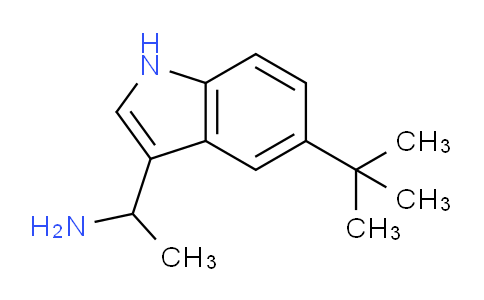 CAS No. 1368406-55-6, 1-(5-(tert-Butyl)-1H-indol-3-yl)ethanamine