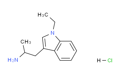 CAS No. 1049731-99-8, 1-(1-Ethyl-1H-indol-3-yl)propan-2-amine hydrochloride