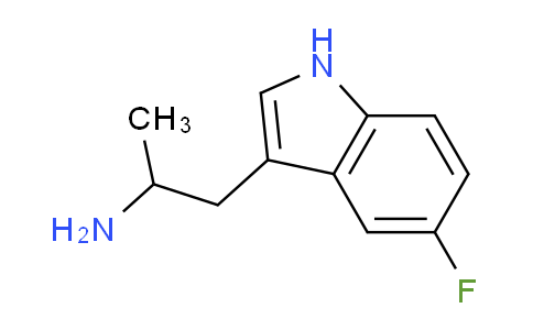 CAS No. 712-08-3, 1-(5-Fluoro-1H-indol-3-yl)propan-2-amine