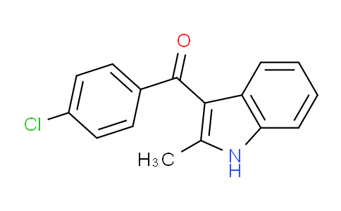 CAS No. 26211-80-3, (4-Chlorophenyl)(2-methyl-1H-indol-3-yl)methanone