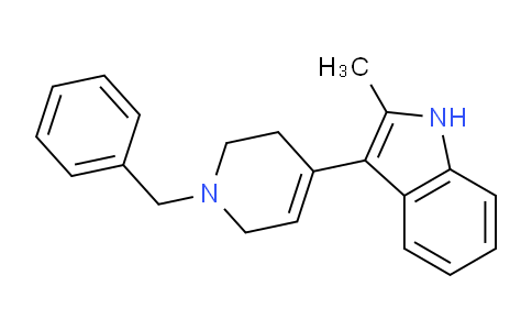 CAS No. 775526-30-2, 3-(1-Benzyl-1,2,3,6-tetrahydropyridin-4-yl)-2-methyl-1H-indole
