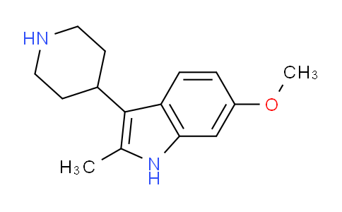 CAS No. 52157-86-5, 6-Methoxy-2-methyl-3-(piperidin-4-yl)-1H-indole