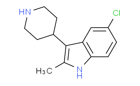 CAS No. 400801-74-3, 5-Chloro-2-methyl-3-(piperidin-4-yl)-1H-indole
