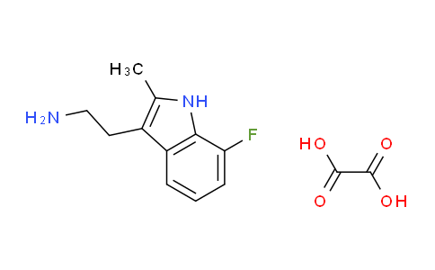 CAS No. 1177312-91-2, 2-(7-Fluoro-2-methyl-1H-indol-3-yl)ethanamine oxalate
