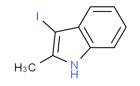 CAS No. 2033-44-5, 3-Iodo-2-methyl-1H-indole