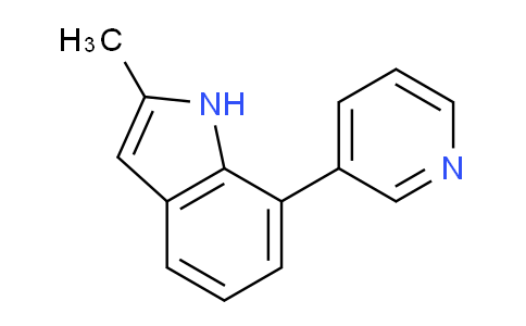 CAS No. 919119-77-0, 2-Methyl-7-(pyridin-3-yl)-1H-indole