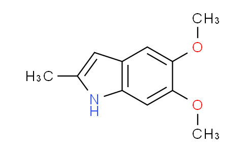 CAS No. 57330-45-7, 5,6-Dimethoxy-2-methyl-1H-indole