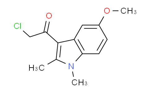 CAS No. 113369-47-4, 2-Chloro-1-(5-methoxy-1,2-dimethyl-1H-indol-3-yl)ethanone